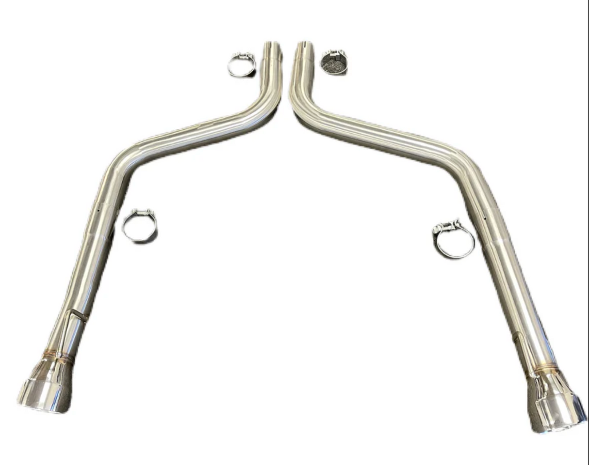 PLM® (15-23) Charger SRT Hellcat Axle-Back Exhuast with Resonator Delete