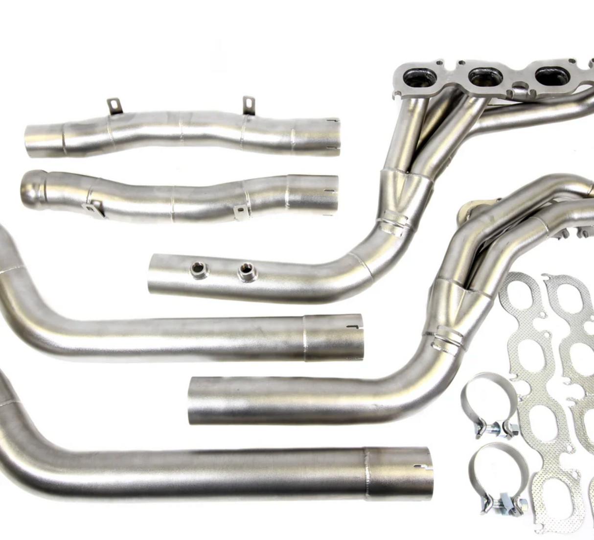PLM® (08-15) Mercedes C 63 AMG W204 Long Tube Headers with Catless Mid-Pipes