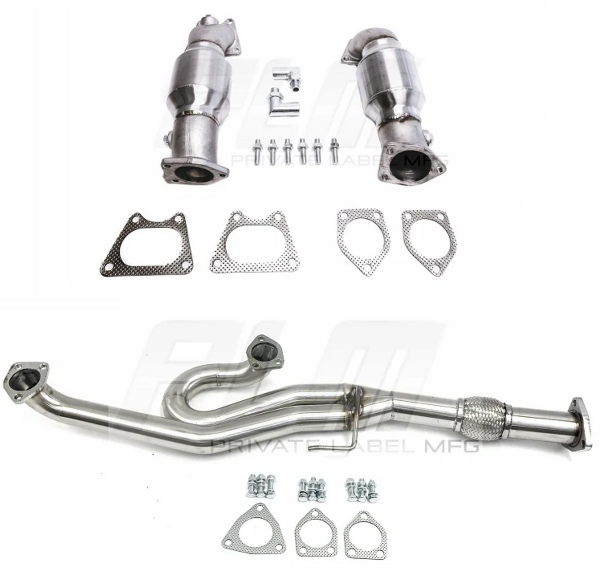 PLM® (04-08) Acura TL Primary Catalytic Converters PCD & J-Pipe