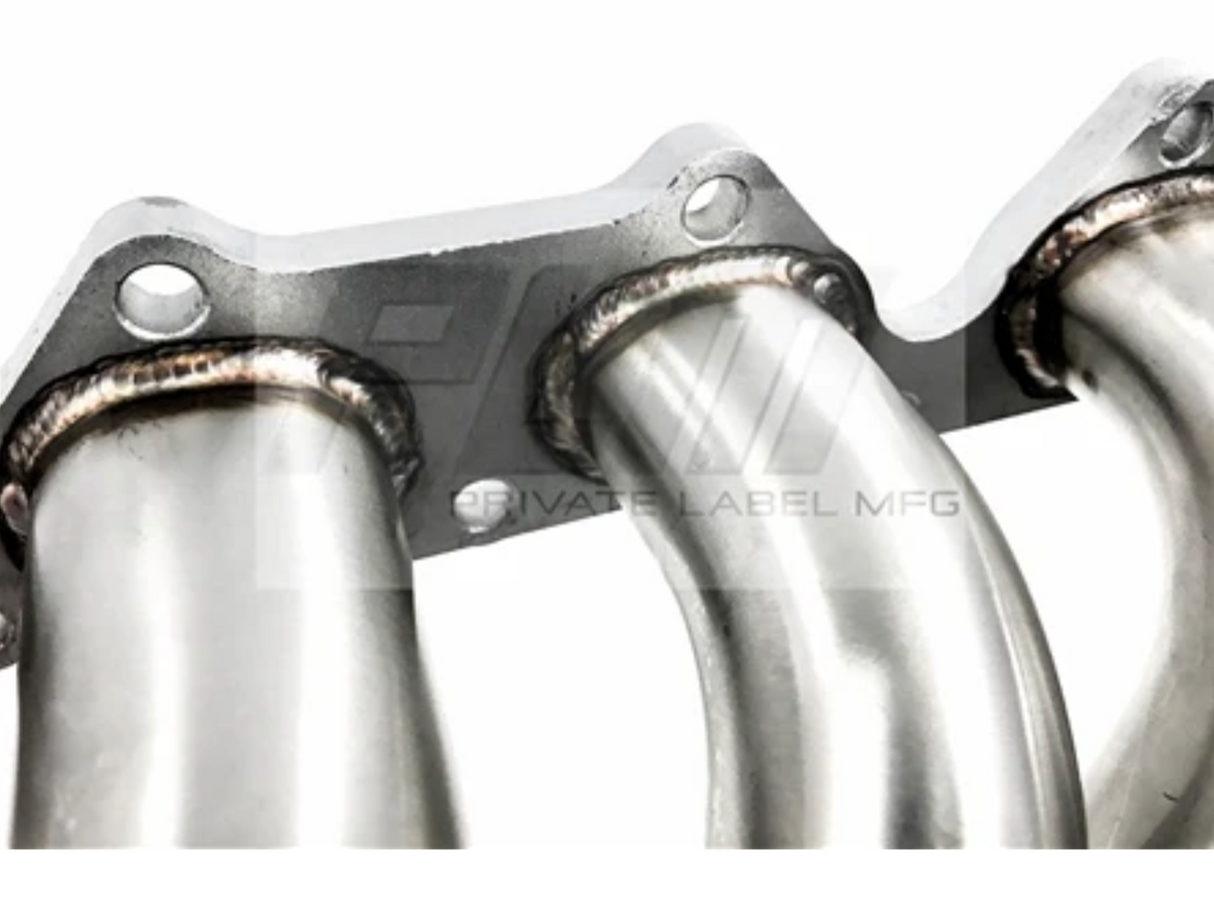 PLM® Honda B16/B18/B20 304SS Long Tube Headers with 4-2-1 Tri-Y Merge Collector