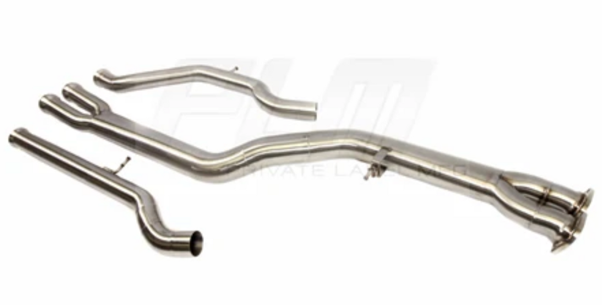PLM® (14-20) BMW M3/M4 F80/F82 304SS 3" Catless Mid-Pipes