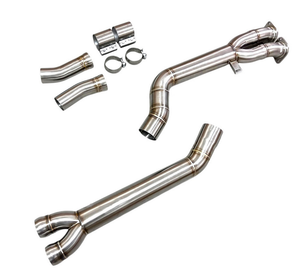 Mastery of Art & Design (19-23) BMW X3M/X4M S58B30 304SS 3" Catless Mid-Pipe