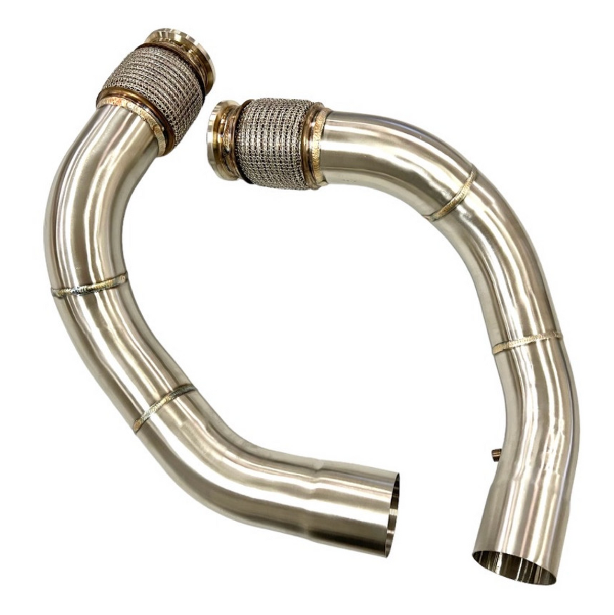 Mastery of Art & Design (19-25) BMW X5M/X6M S63 304SS 3" Catless Downpipes