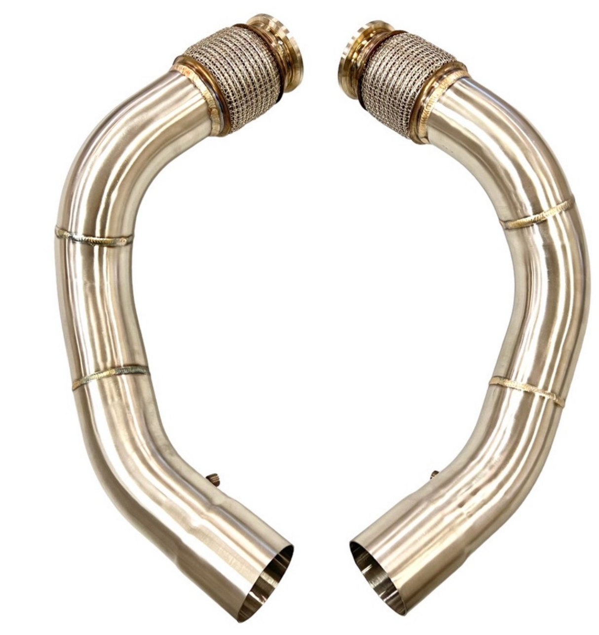Mastery of Art & Design (19-25) BMW X5M/X6M S63 304SS 3" Catless Downpipes