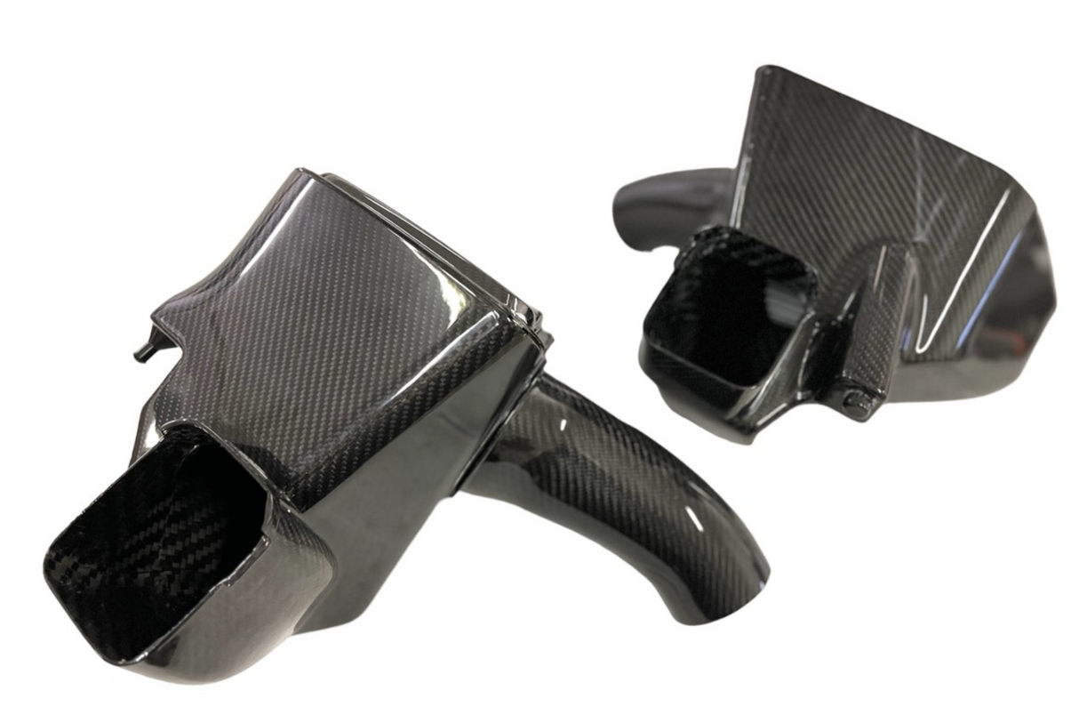 Mastery of Art & Design BMW M5 F90 Dual Carbon Fiber Cold Air Intake System with Oiled Filters