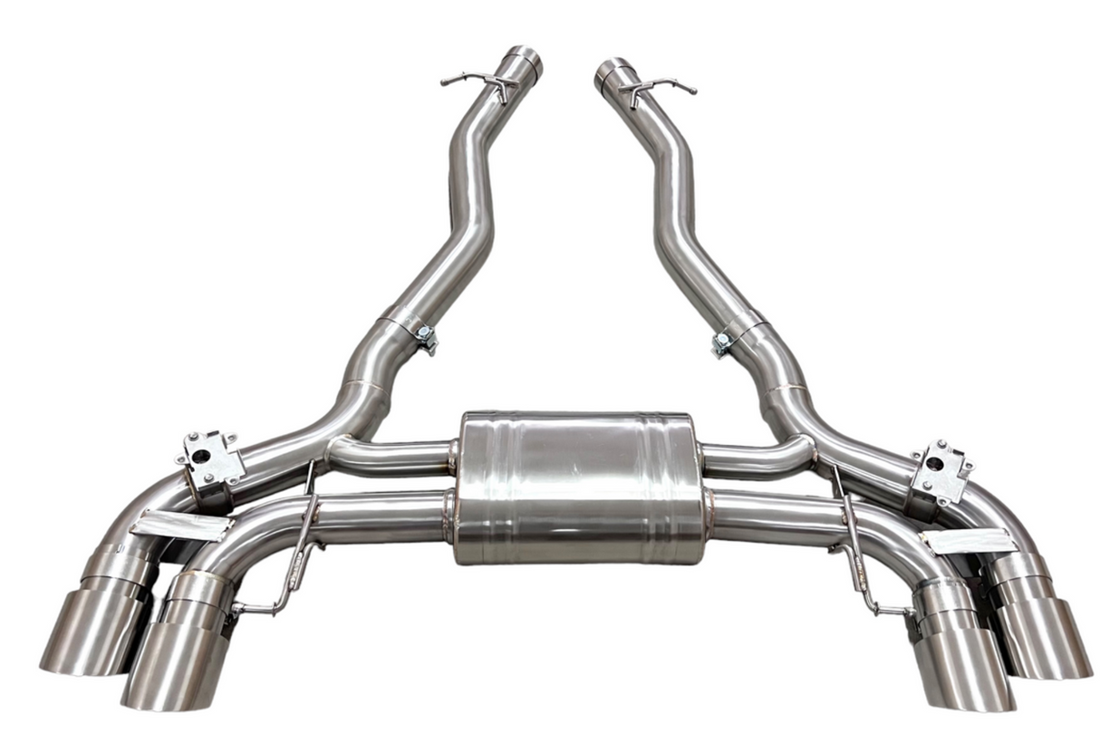 Mastery of Art & Design (18-23) BMW M5 F90 304SS 3" Cat-Back Exhaust with 4" OD Tips