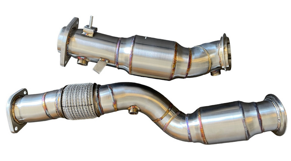 Mastery of Art & Design BMW M2C/M3/M4 S58B30 304SS 3" 3" Catted Downpipes