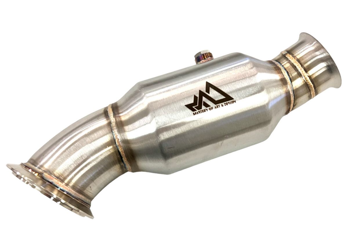 Mastery of Art & Design (13-16) BMW M135i/M235i/M2/335i/435i 4" Catted Downpipe