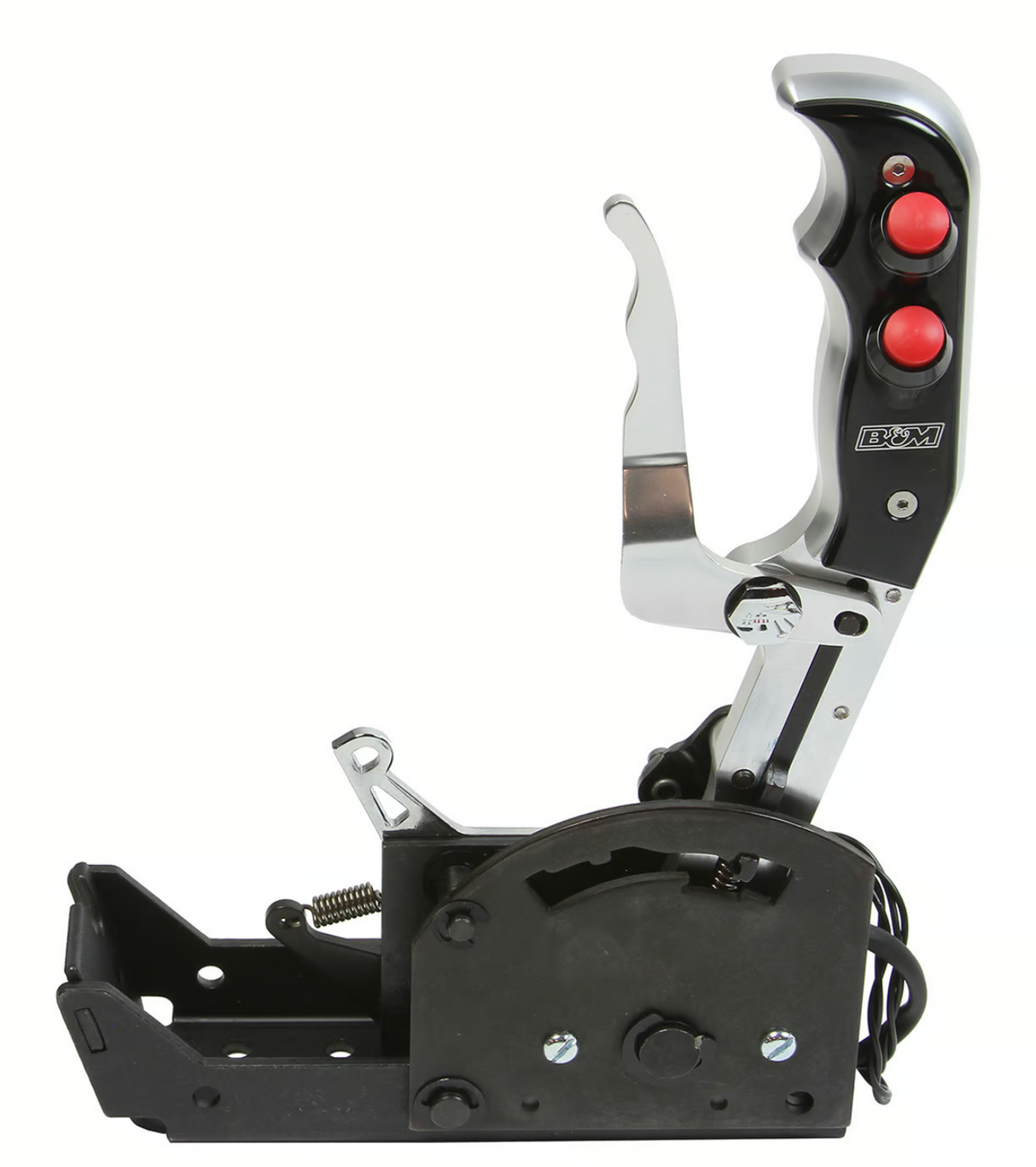 B&M® #81104 2/3/4-Speed Automatic Gated Shifter with Dual Button Magnum Grip Pro Stick
