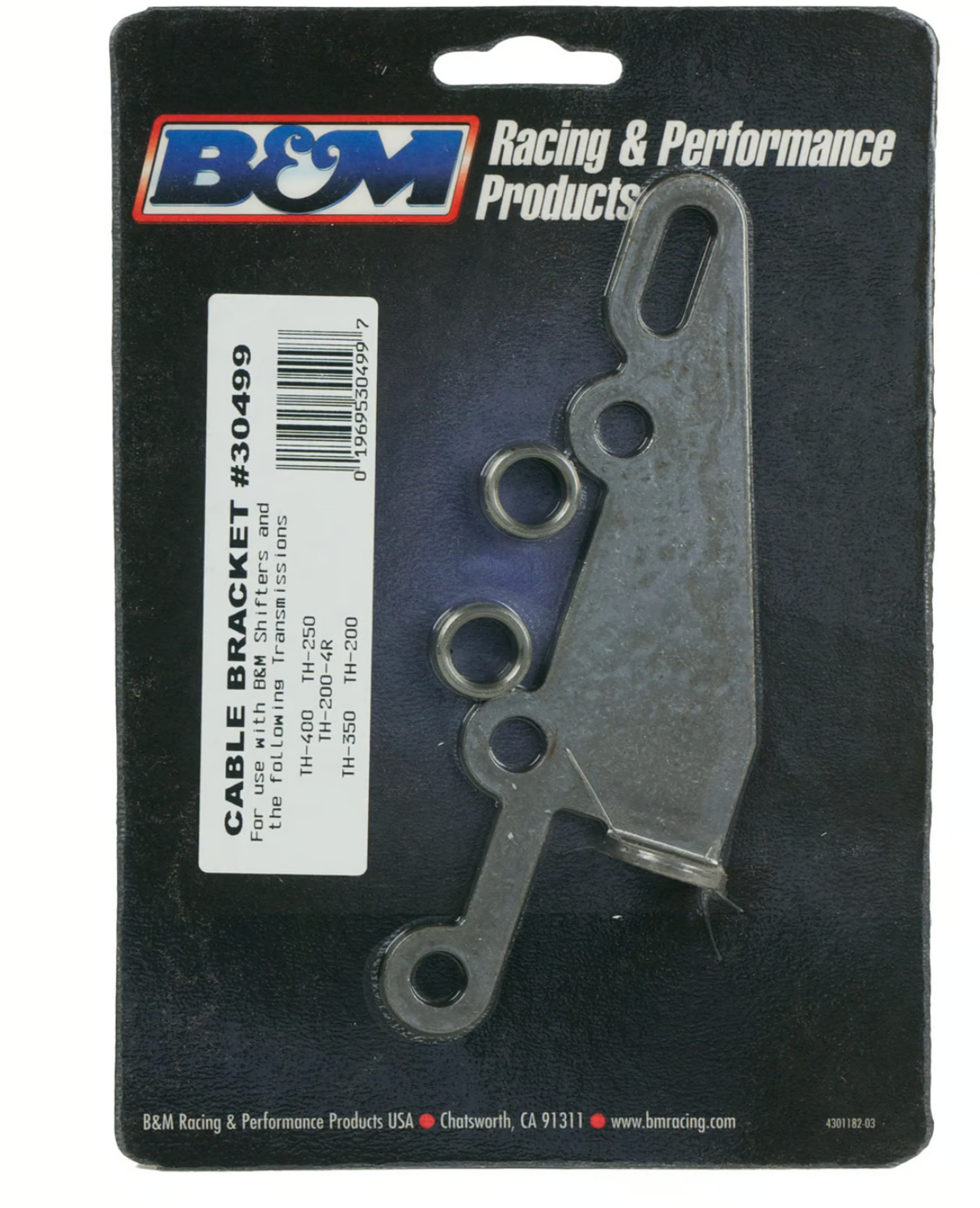 B&M® #30499 GM 2/3/4-Speed Automatic Cable Bracket Bracket Kit