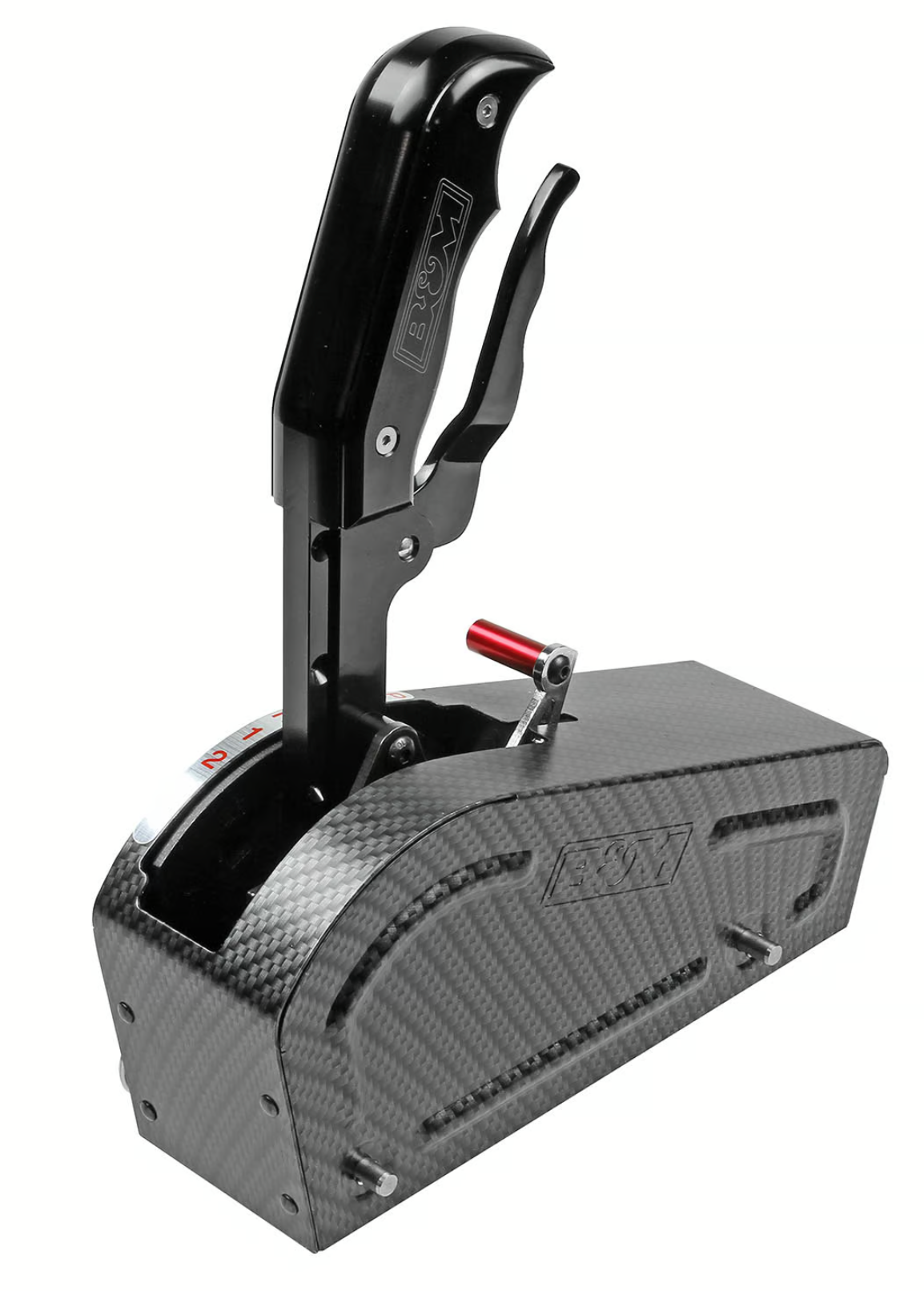 B&M® #81059 GM 2/3/4-Speed Automatic Gated Shifter with Magnum Stealth Grip