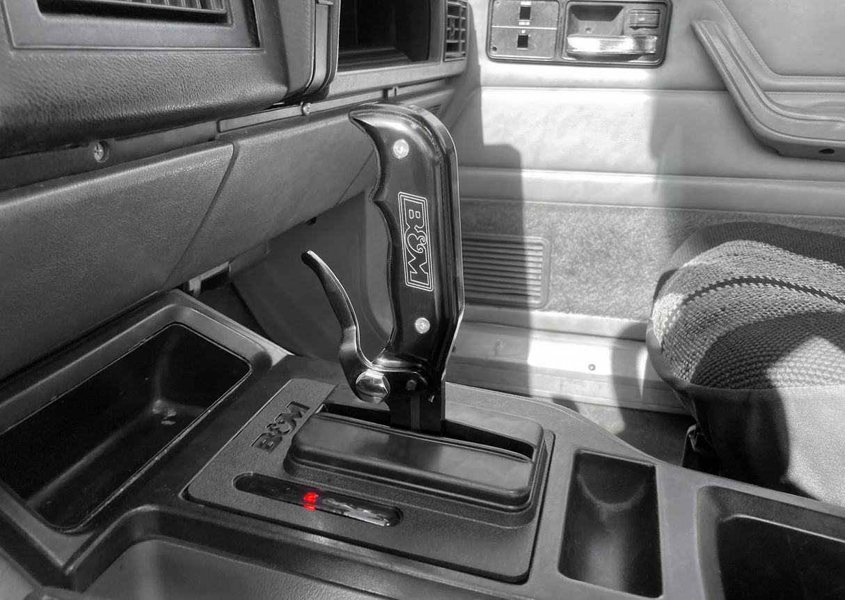 B&M® #81187 TJ Wrangler/XJ Cherokee Automatic Pro Shifter with Magnum Stealth Grip