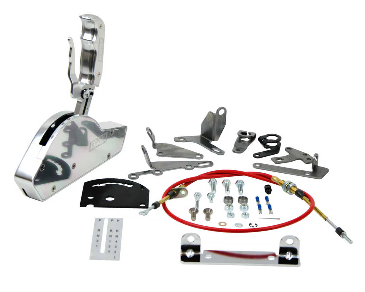 B&M® #81050 GM 2/3/4-Speed Automatic Gated Shifter with Street Bandit Magnum Grip