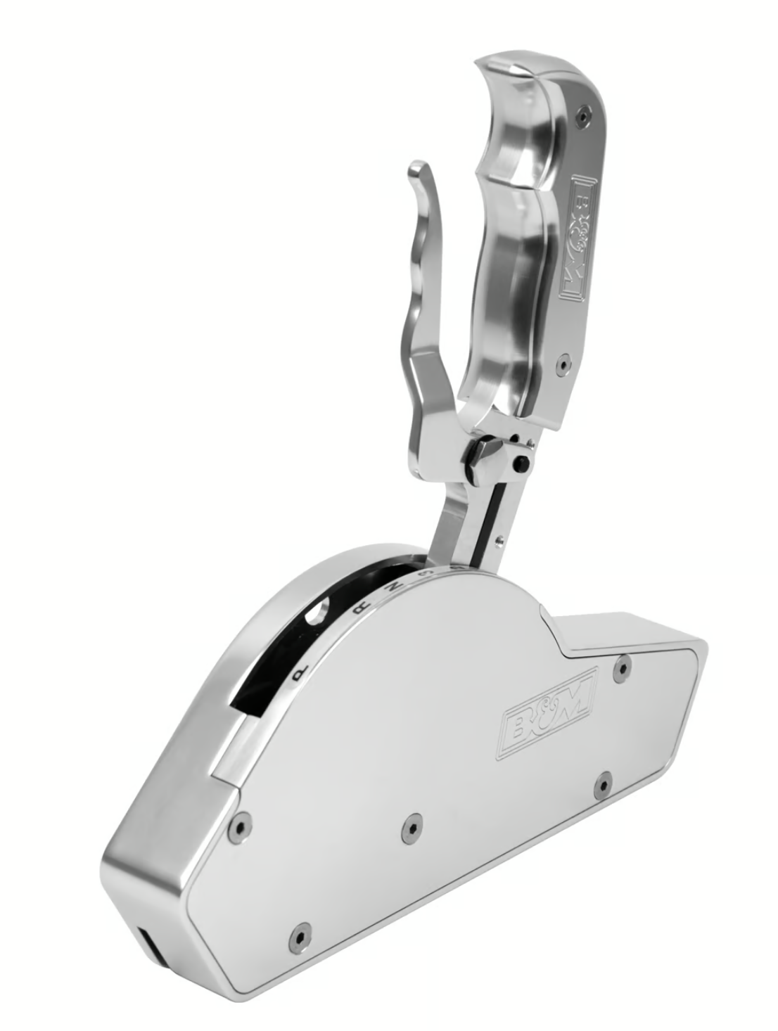 B&M® #81050 GM 2/3/4-Speed Automatic Gated Shifter with Street Bandit Magnum Grip
