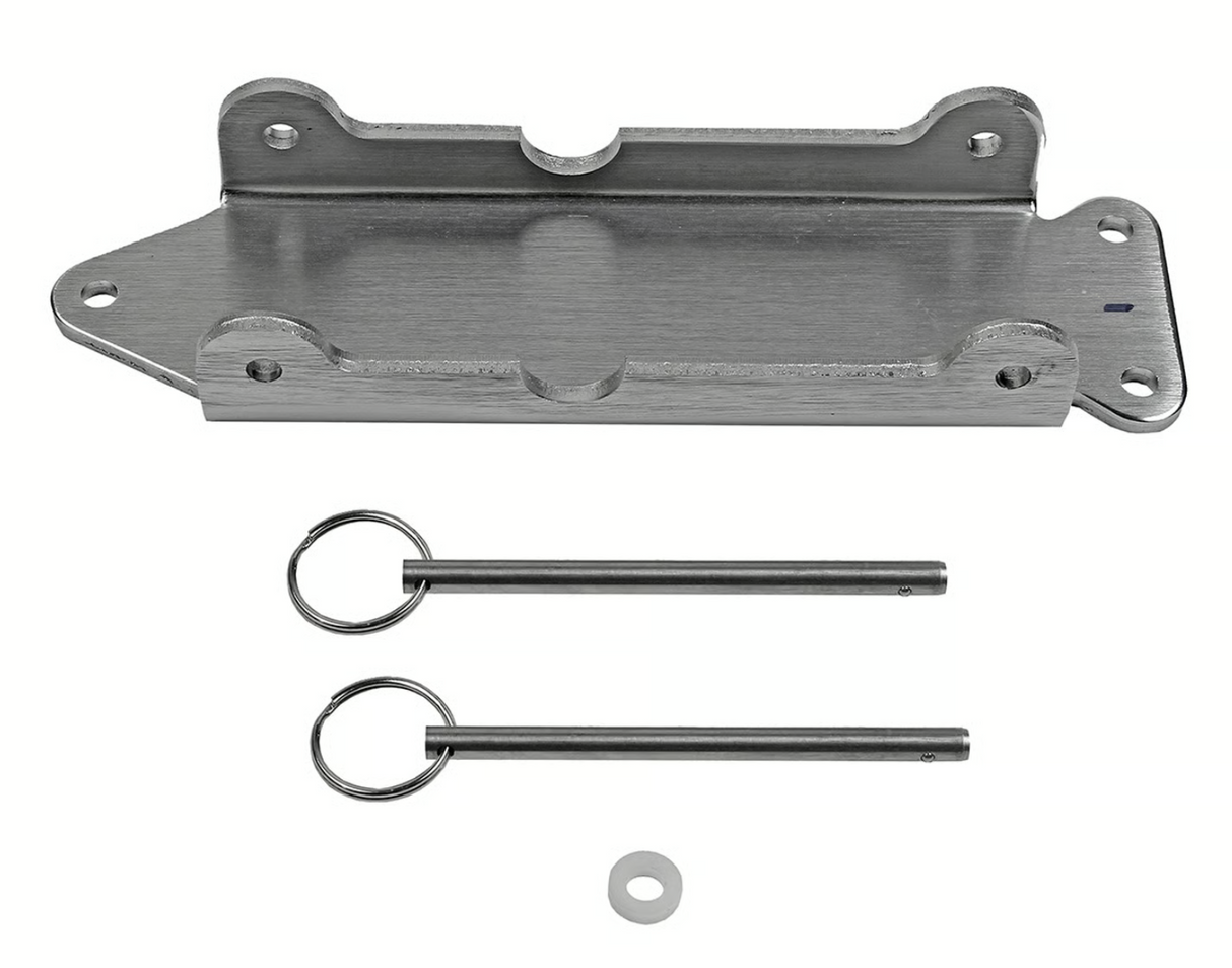 B&M® #80715 GM 2/3/4-Speed Automatic Quick Detach Shifter Mounting Plate for Pro Stick Shifters