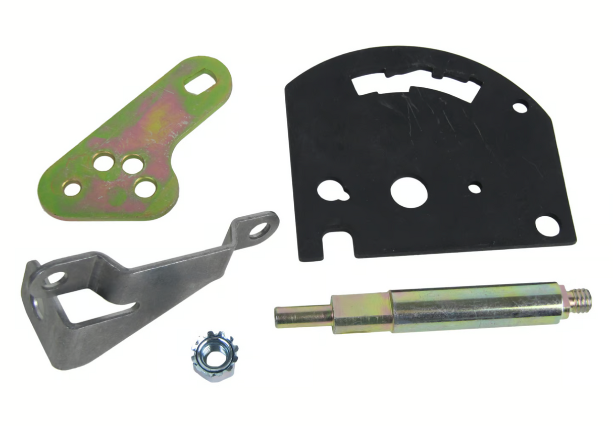 BM® #80713 Gate Plate, Shift Lever & Cable Bracket for Powerglide Transmissions