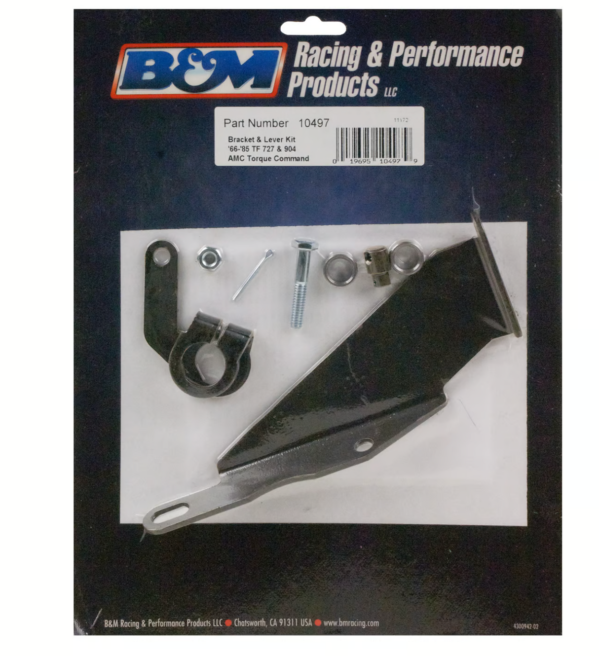 BM® #10497 Chrysler A727/A904 Automatic Cable Bracket & Shift Lever Kit