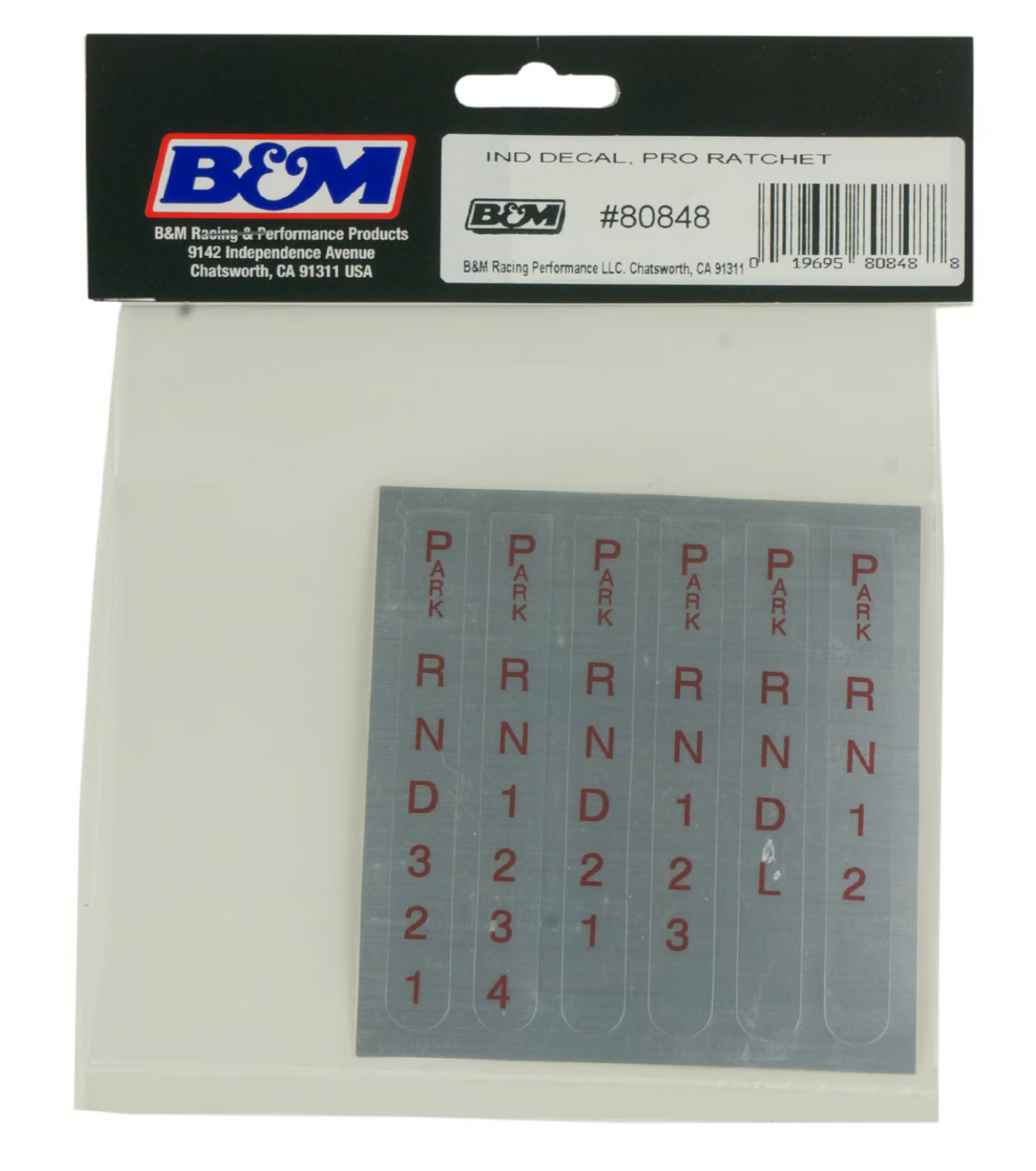 BM® #80848 Indicator Decals for Pro Ratchet #80840/80842