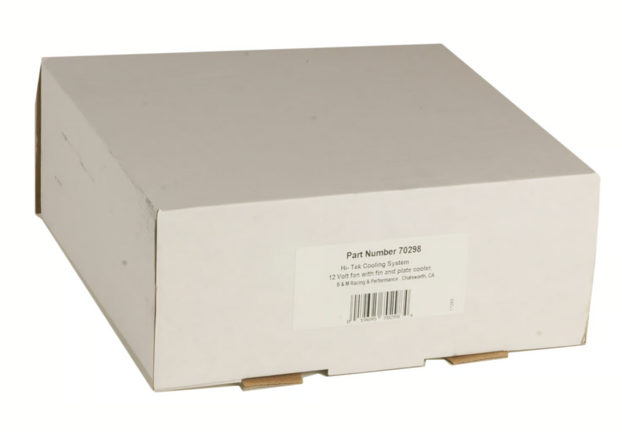 BM® #70298 Hi-Tek Transmission Supercooler (10-inch x 7-1/2-inch x 4-inch with 7-inch Diameter Fan)