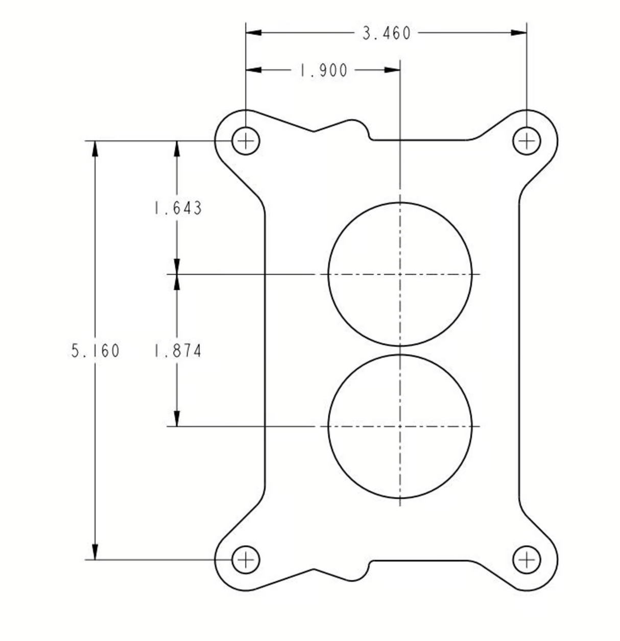 Holley® #0-4412S Performance 2-Barrel Carburetor (500 CFM - 2300)