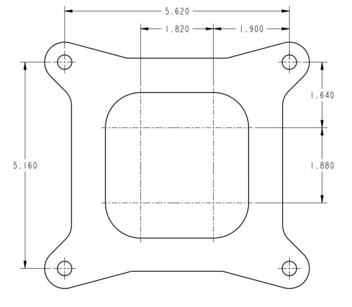 Holley® #FR-80457S Factory Refurbished 4-Barrell Street Warrior Carburetor (600 CFM - 4160)