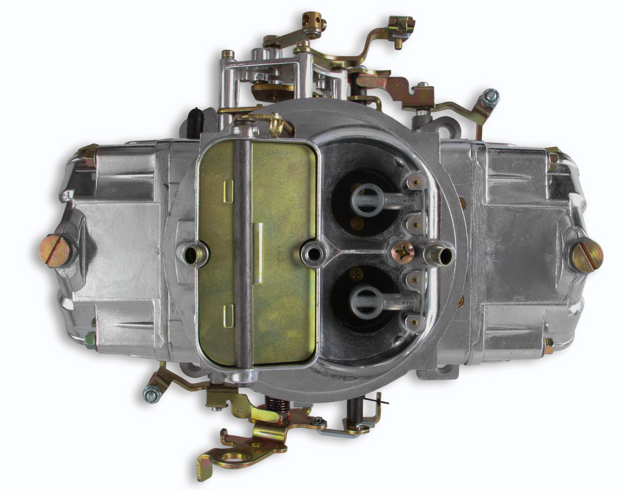 Holley® #0-4779S Double Pumper 4-Barrell Carburetor (750 CFM - 4150 - Mechanical Secondaries - Shiny - Gasoline)