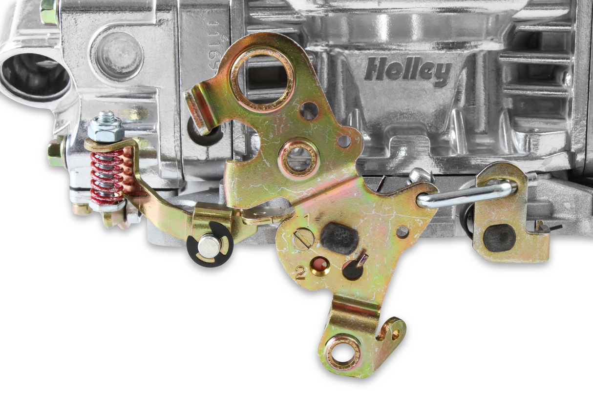Holley® #0-4779S Double Pumper 4-Barrell Carburetor (750 CFM - 4150 - Mechanical Secondaries - Shiny - Gasoline)