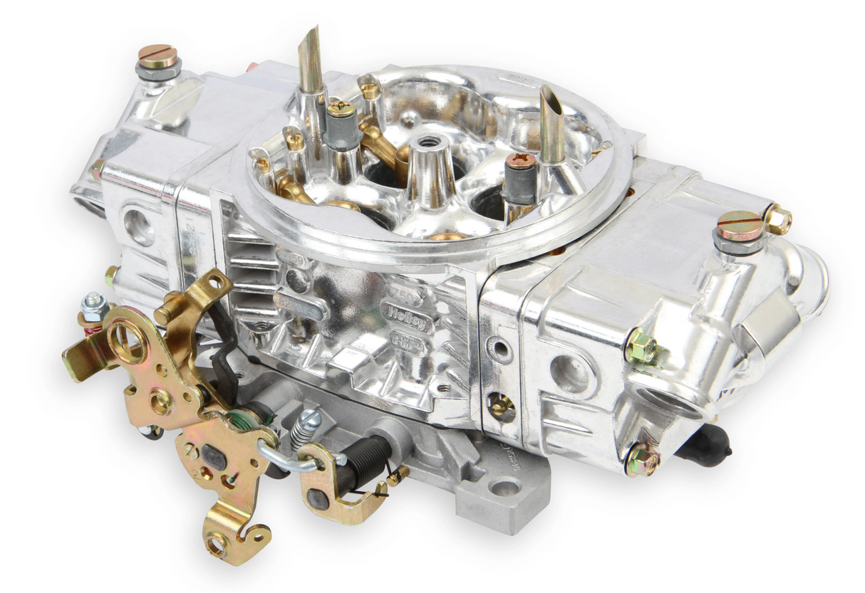 Holley® #0-82751 Street HP 4-Barrell Carburetor (750 CFM - 4150 - Mechanical Secondaries - Shiny - Gasoline)
