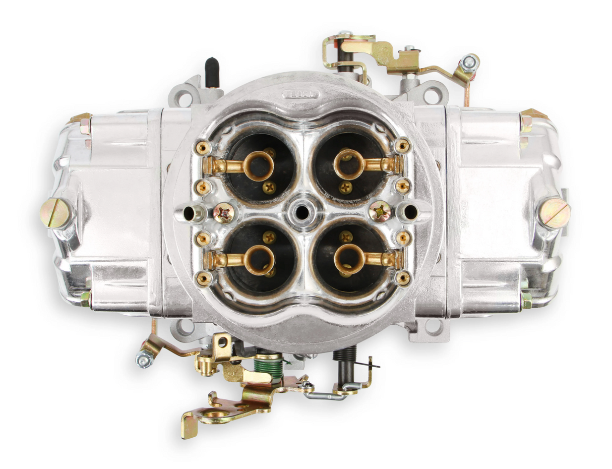 Holley® #0-82751 Street HP 4-Barrell Carburetor (750 CFM - 4150 - Mechanical Secondaries - Shiny - Gasoline)