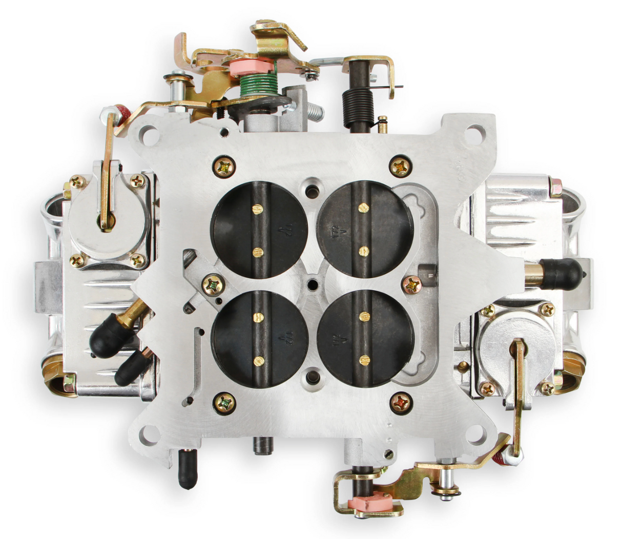 Holley® #0-82751SA Aluminum Street HP Carburetor (750 CFM - 4150 - Mechanical Secondaries - Shiny - Gasoline)