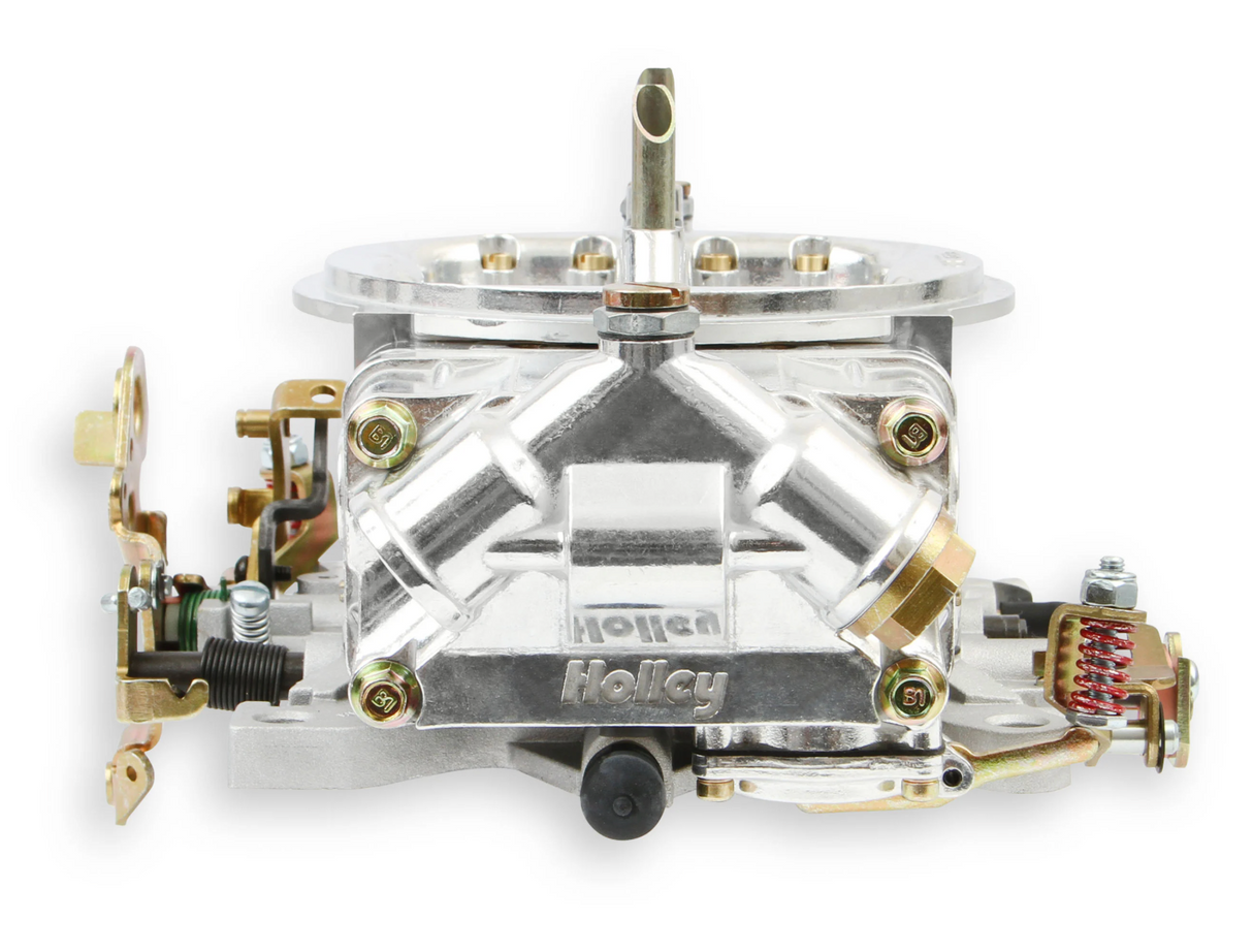 Holley® #0-82751SA Aluminum Street HP Carburetor (750 CFM - 4150 - Mechanical Secondaries - Shiny - Gasoline)
