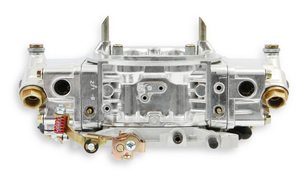 Holley® #0-82751SA Aluminum Street HP Carburetor (750 CFM - 4150 - Mechanical Secondaries - Shiny - Gasoline)