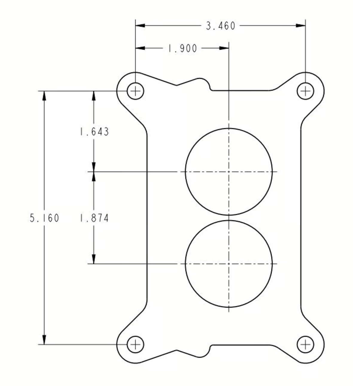 Holley® #0-80500 Street Avenger Carburetor (500 CFM-2300-Shiny-Gasoline)