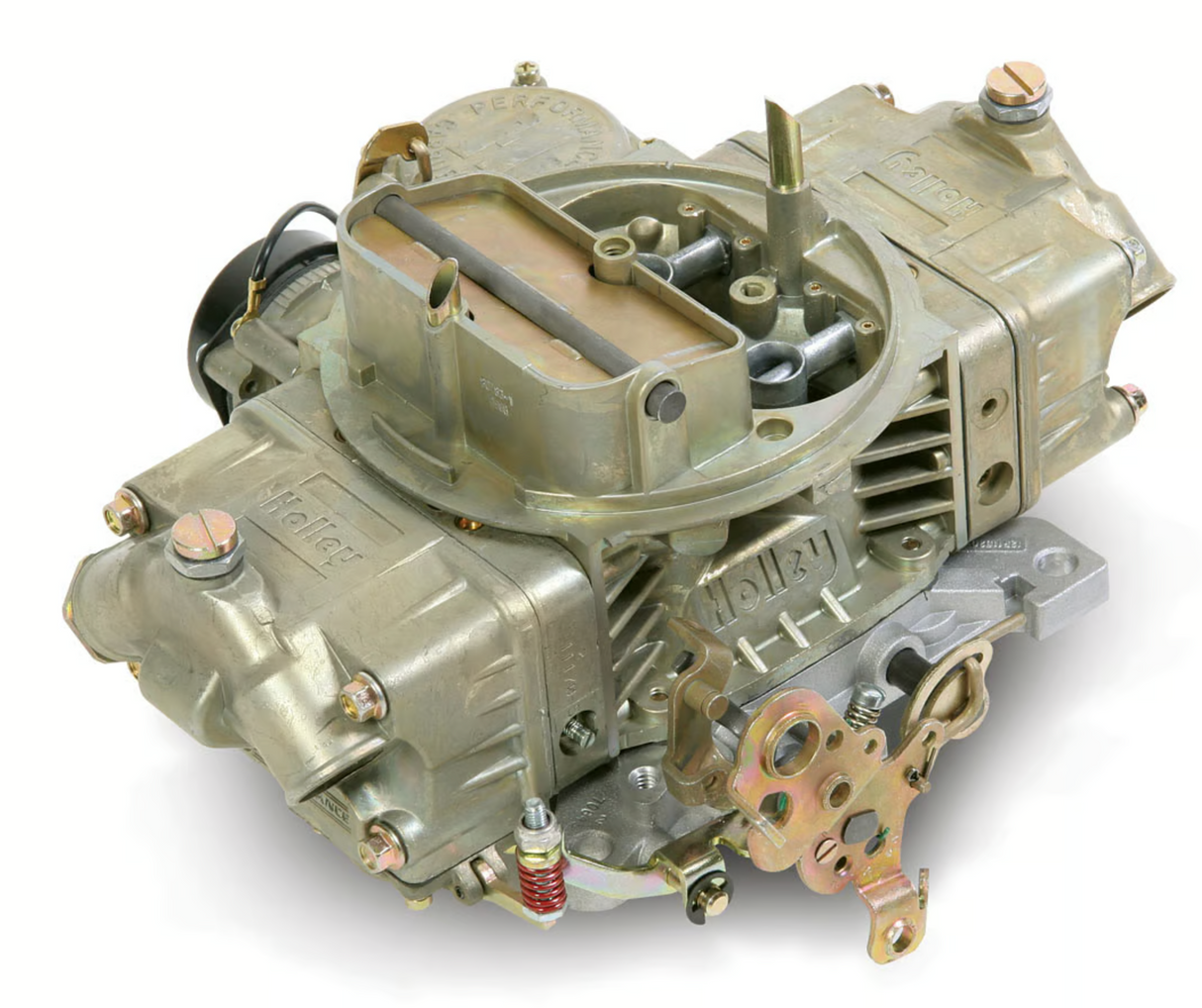 Holley® #0-80783C Classic Carburetor 650 CFM-4150-Vacuum Secondaries-Gold Dichromate-Gasoline)