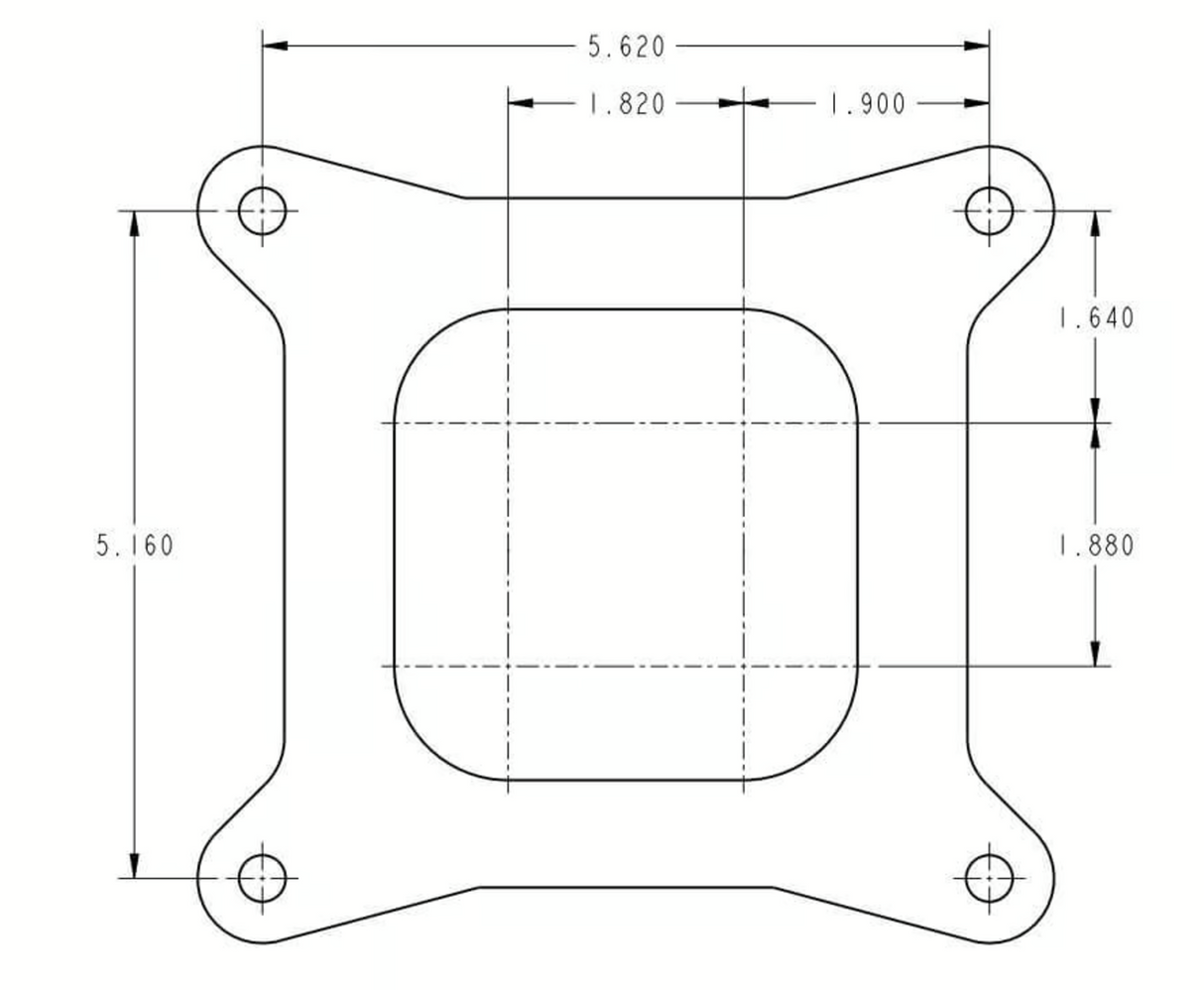 Holley® #0-8007 Classic 4-Barrell Carburetor (390 CFM - 4160 - Vacuum Secondaries - Gold Dichromate - Gasoline)