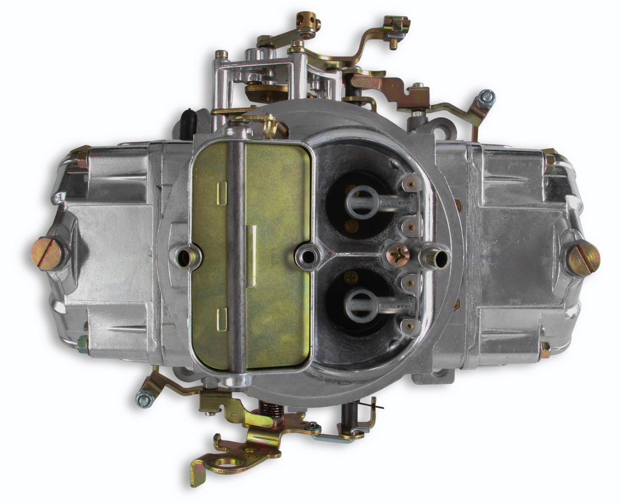 Holley® #0-4781S Double Pumper 4-Barrell Carburetor (850 CFM - 4150 - Mechanical Secondaries - Shiny - Gasoline)