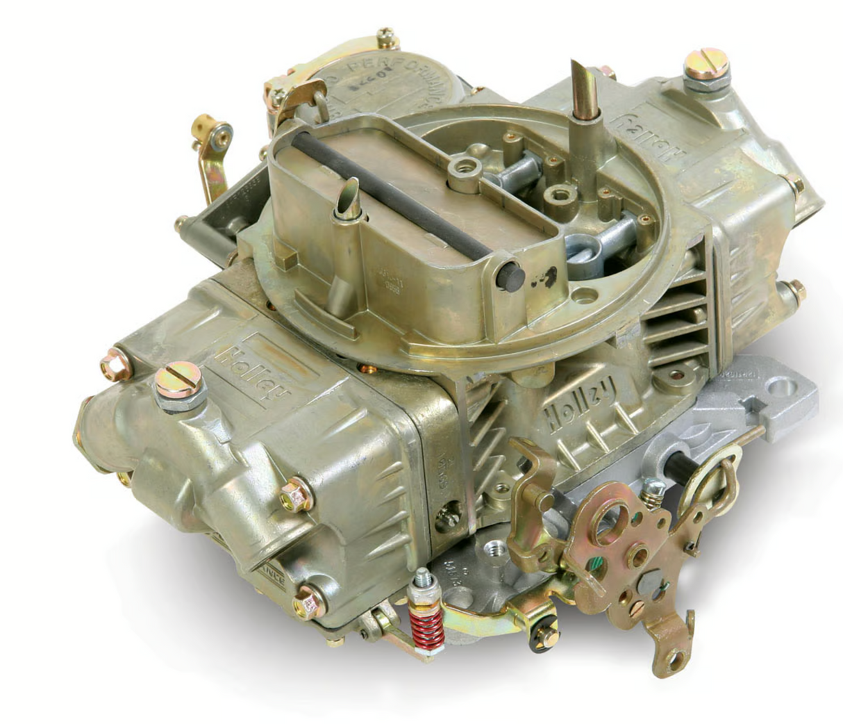 Holley® #0-3310C Classic 4-Barrell Carburetor (750 CFM - 4160 - Vacuum Secondaries - Gold Dichromate - Gasoline)