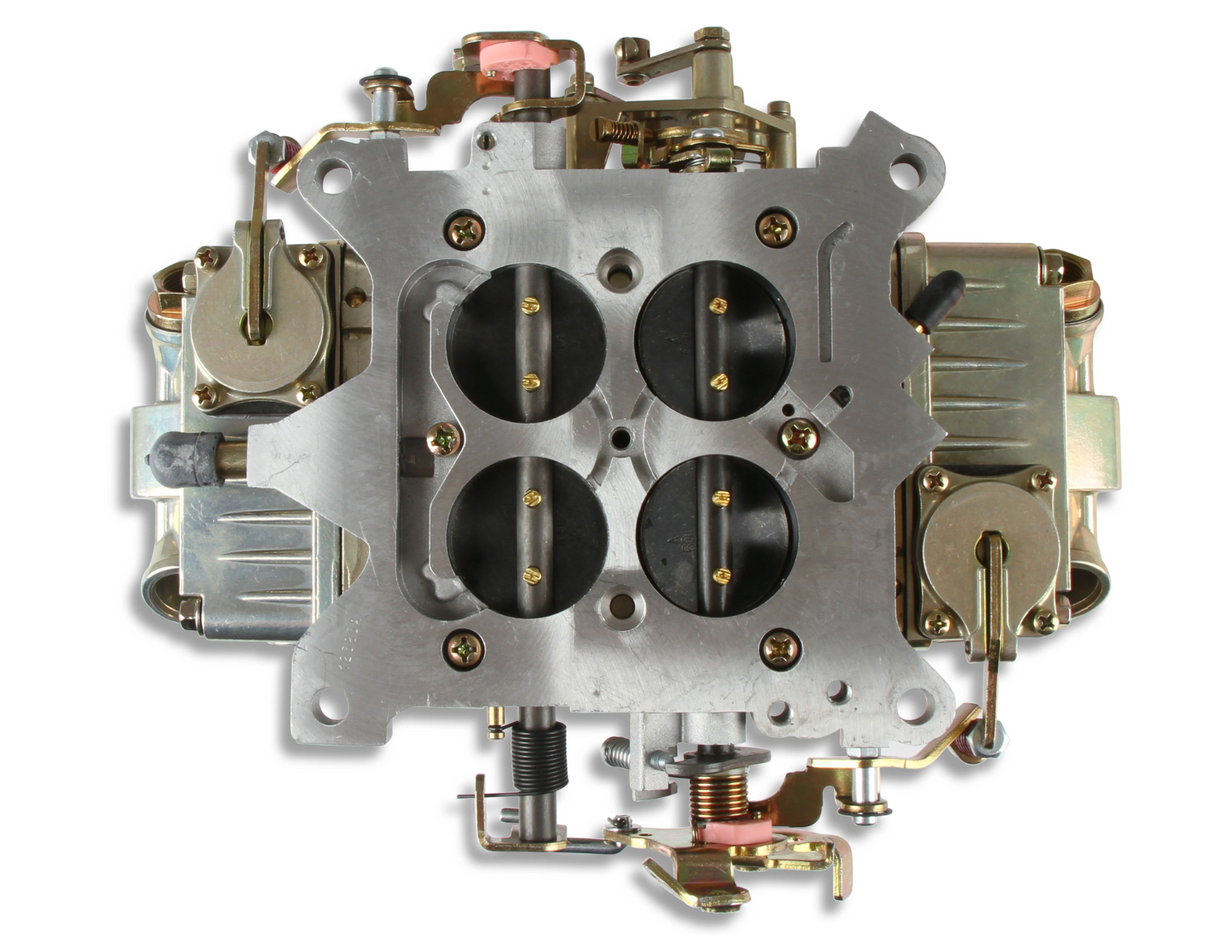 Holley® #0-4779C Double Pumper 4-Barrell Carburetor (750 CFM - 4150 - Mechanical Secondaries - Gold Dichromate - Gasoline)