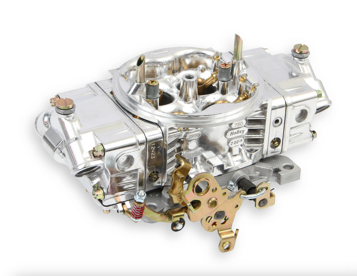 Holley® #0-82851SA Aluminum Street HP Street Carburetor (850 CFM - 4150 - Mechanical Secondaries - Shiny - Gasoline)