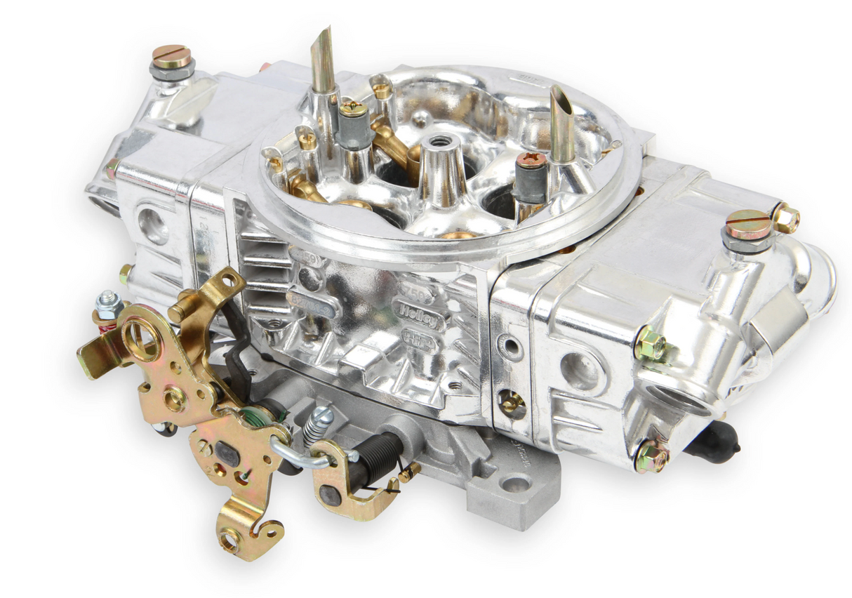 Holley® #0-82951SA Aluminum Street HP Carburetor (950 CFM - 4150 - Mechanical Secondaries - Shiny - Gasoline)