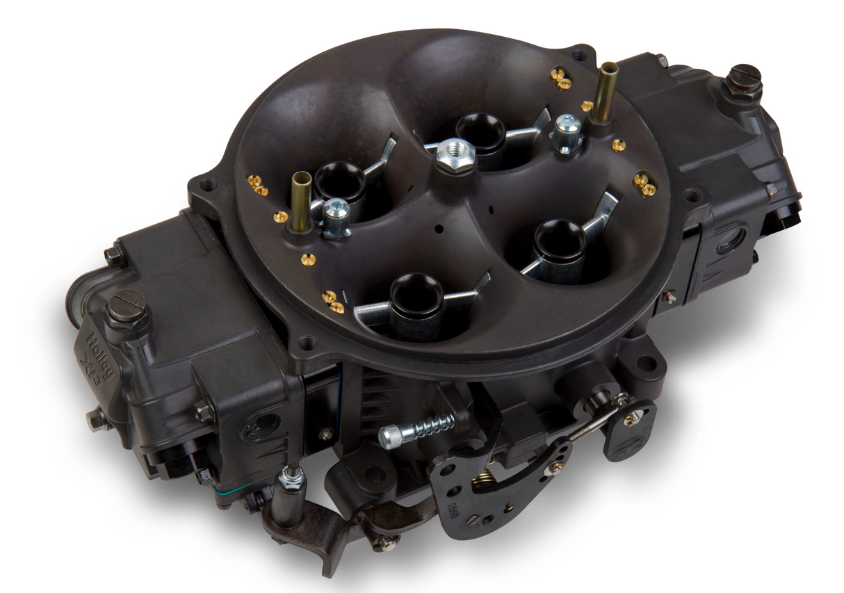 Holley® #0-80908HB Gen 3 Ultra Dominator 4-Barrell Carburetor (1250 CFM - 4500 - Mechanical Secondaries - Hard Core Gray - Gasoline)