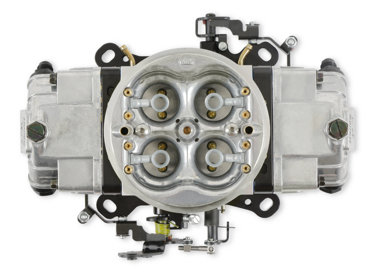 Holley® #0-80577SA Supercharger XP Carburetor - Draw-Thru (950 CFM - 4150 - Mechanical Secondaries - Shiny - Gasoline)
