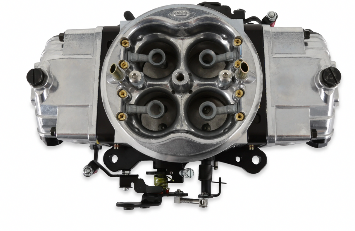 Holley® #0-80576SA Supercharger XP 4-Barrell Carburetor - Draw-Thru (750 CFM - 4150 - Mechanical Secondaries - Shiny - Gasoline)