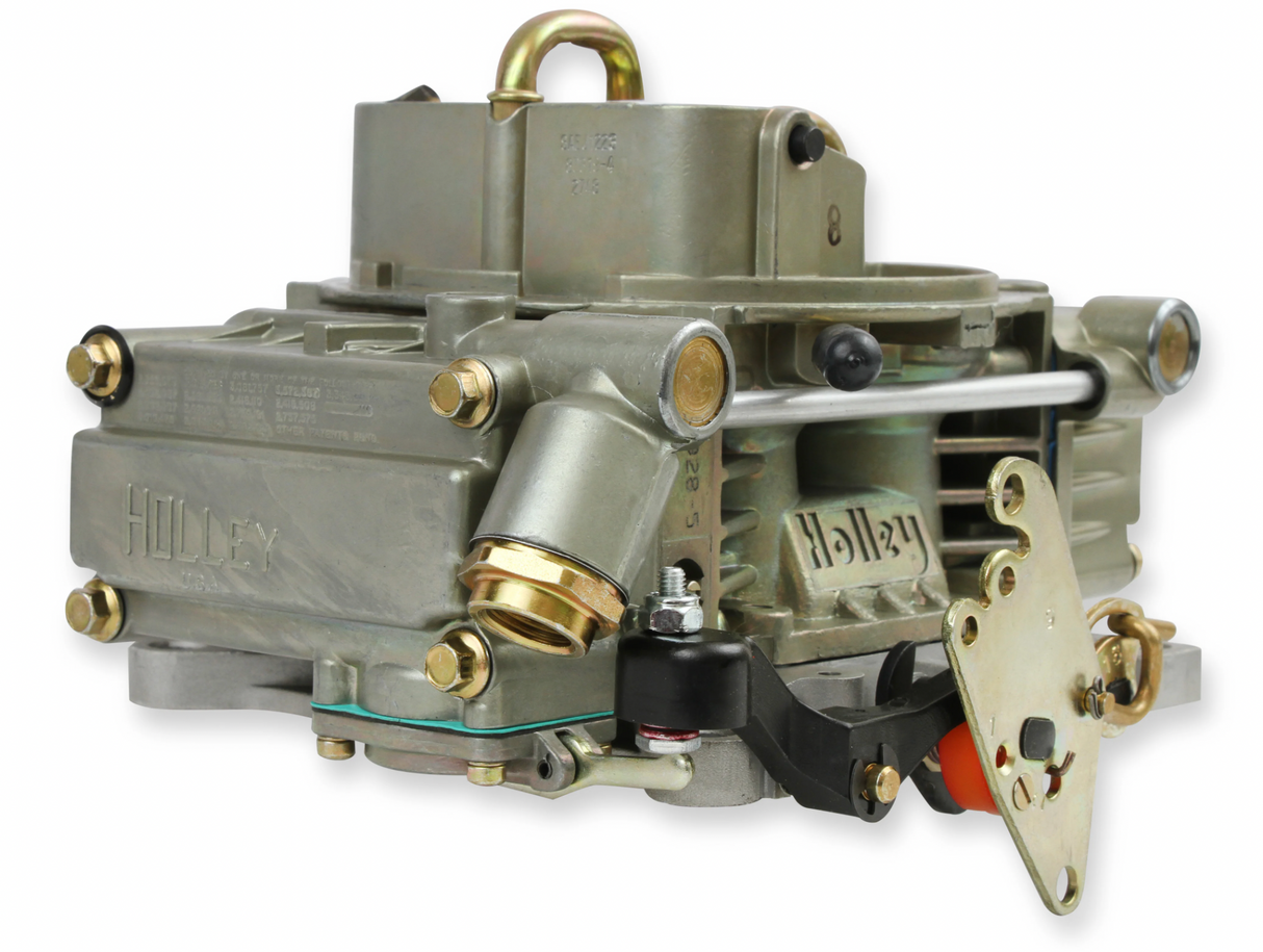 Holley® #0-80319-2 Marine Carburetor (600 CFM - 4160 - Vacuum Secondaries - Gold Dichromate - Gasoline)