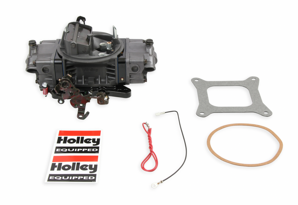 Holley® #0-76850HB Ultra Double Pumper Carburetor (850 CFM - 4150 - Mechanical Secondaries - Hard Core Gray - Gasoline)