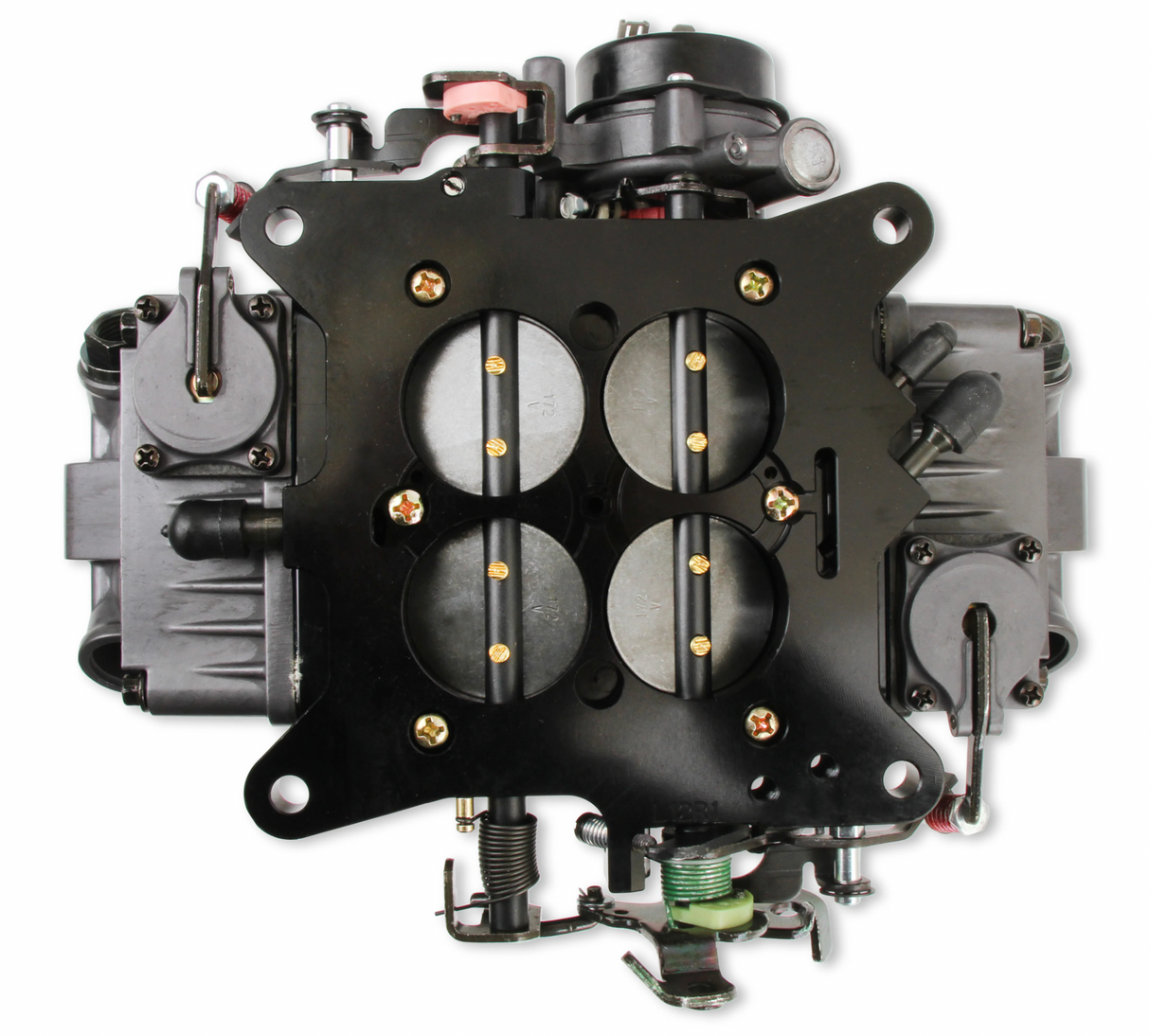 Holley® #0-76850HB Ultra Double Pumper Carburetor (850 CFM - 4150 - Mechanical Secondaries - Hard Core Gray - Gasoline)