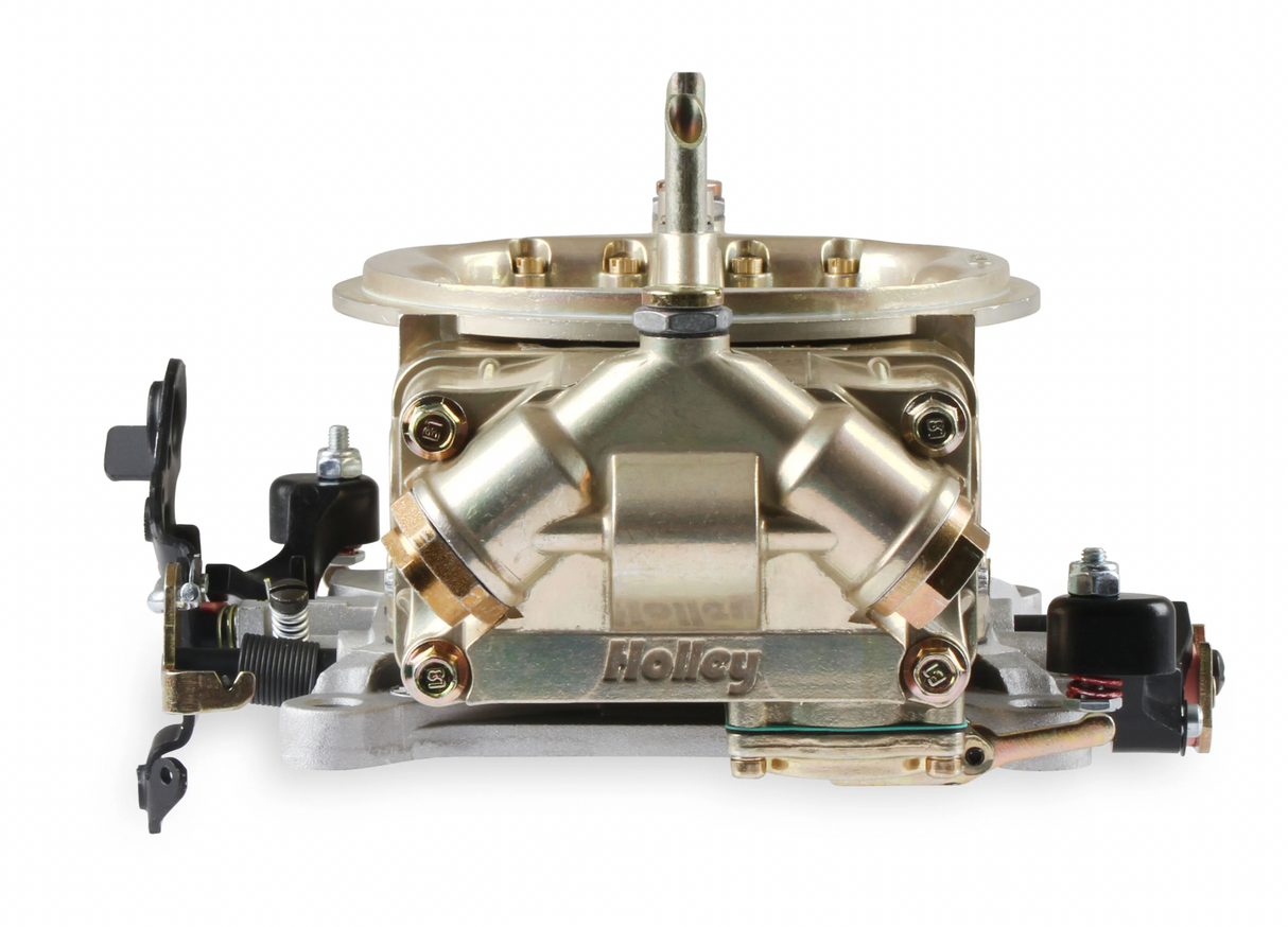 Holley® # 0-80541-2 Classic HP Carburetor (650 CFM - 4150 - Mechanical Secondaries - Gold Dichromate - Gasoline)