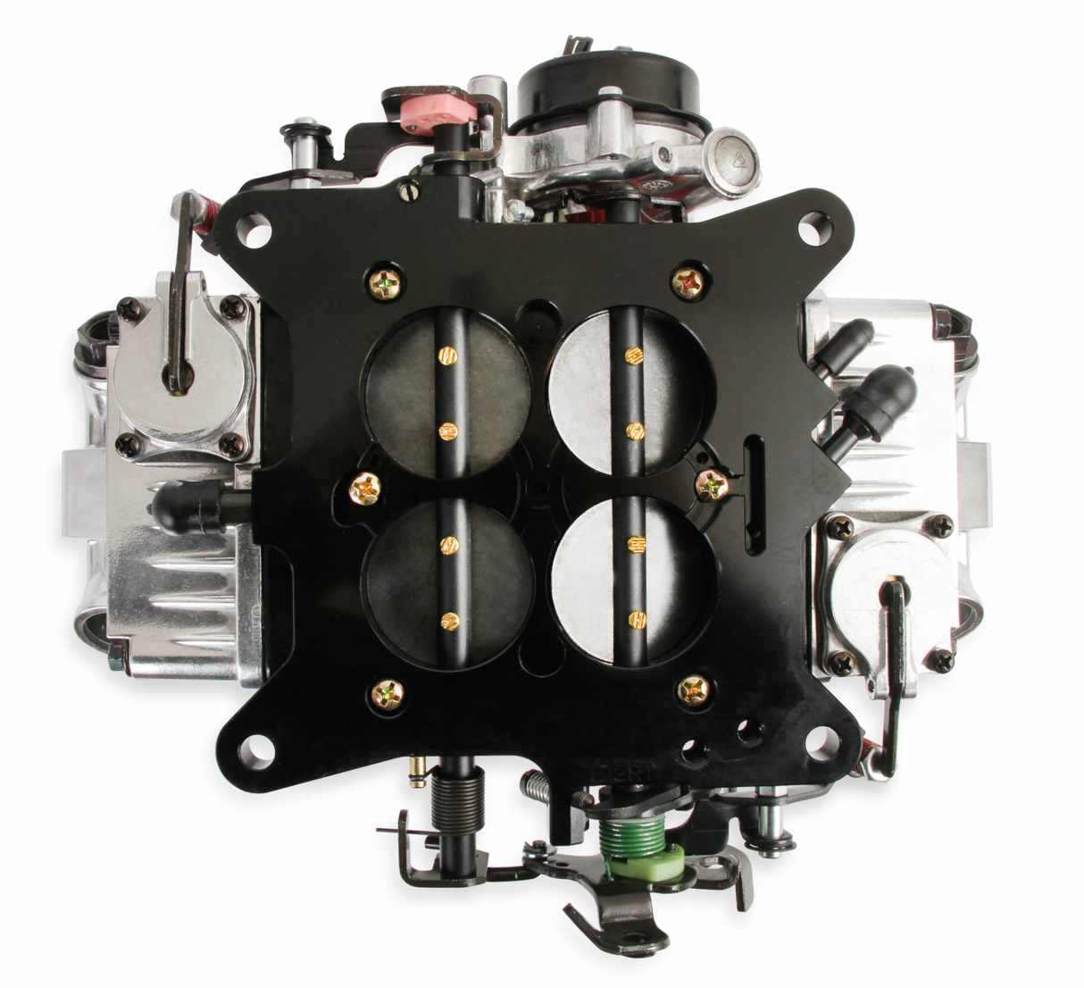 Holley® #0-76750BK Ultra Double Pumper Carburetor (750 CFM - 4150 - Mechanical Secondaries - Shiny - Gasoline)