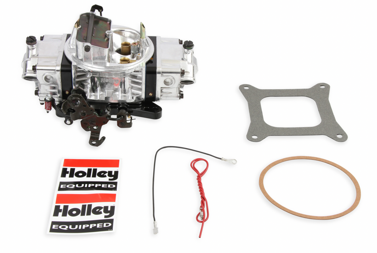 Holley® #0-76750BK Ultra Double Pumper Carburetor (750 CFM - 4150 - Mechanical Secondaries - Shiny - Gasoline)
