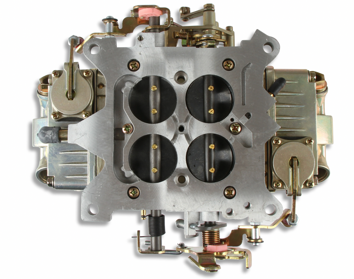 Holley® #0-4781C Double Pumper Carburetor (850 CFM - 4150 - Mechanical Secondaries - Gold Dichromate - Gasoline)